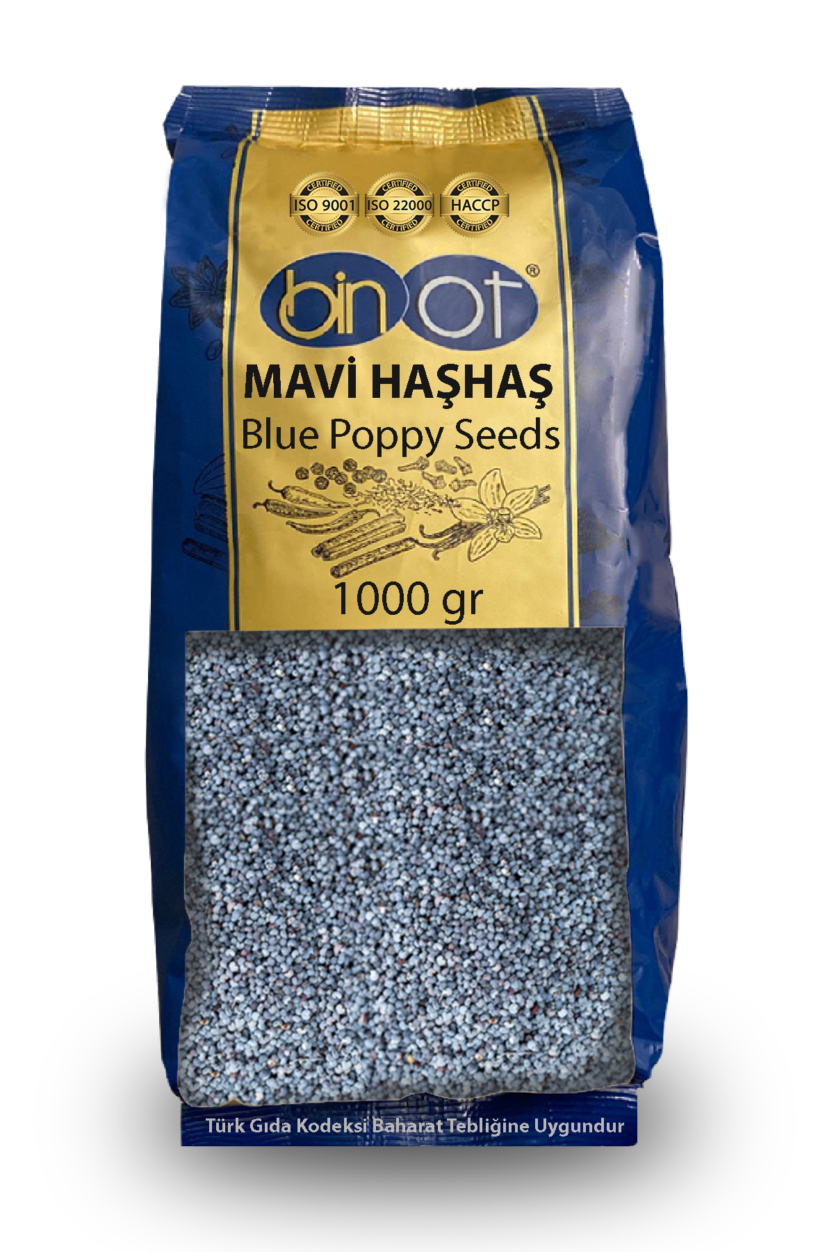 Binot Haşhaş Mavi 1000 Gr