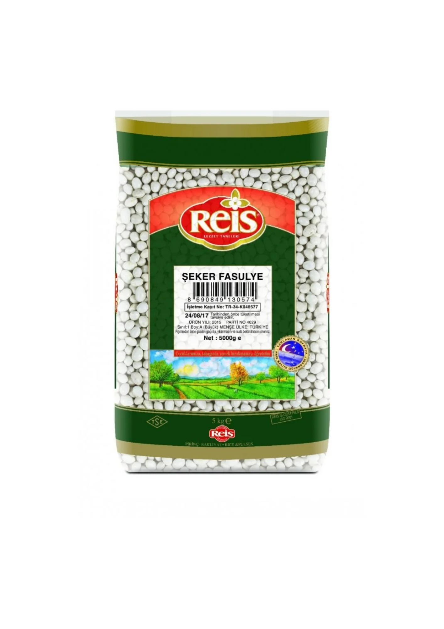 Reis Şeker Fasülye 5 Kg