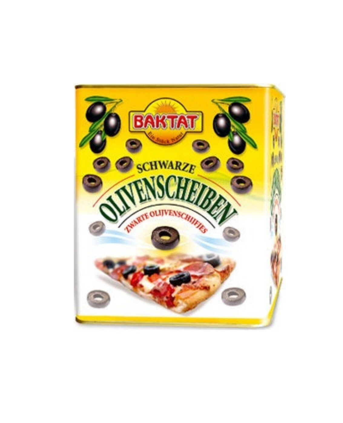 Baktat Dilimlenmiş Siyah Zeytin 8 Kg