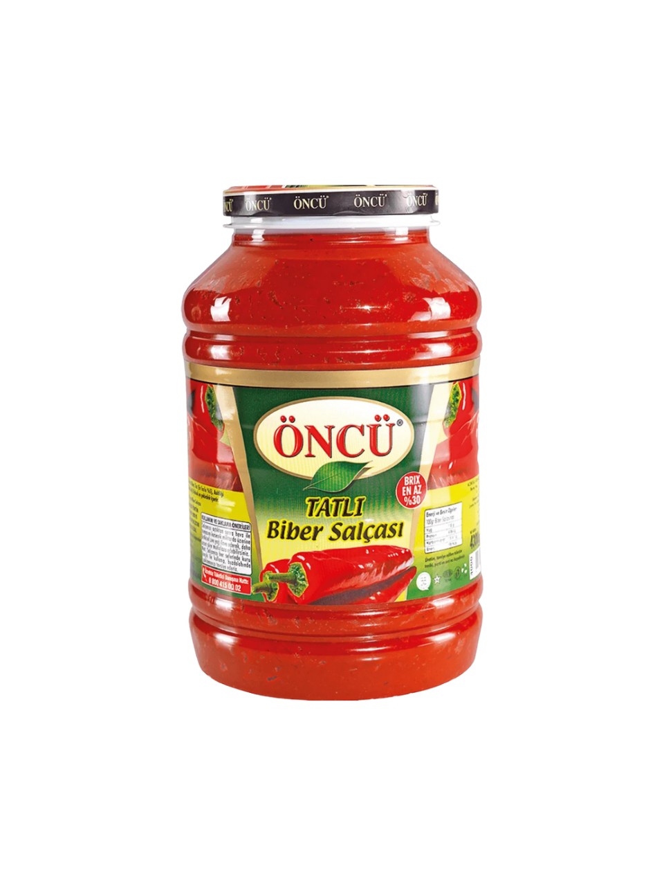 Öncü Tatlı Biber Salçası 4300 Gr