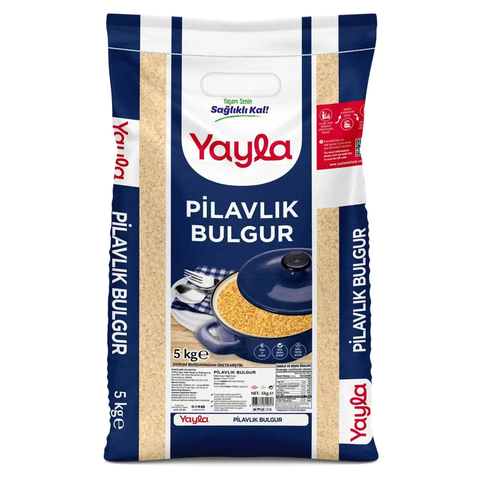 Yayla Pilavlık Bulgur 5 Kg
