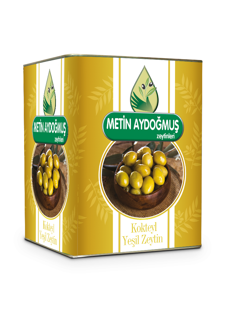 Metin Aydoğmuş Kokteyl Yeşil Zeytin 10 Kg