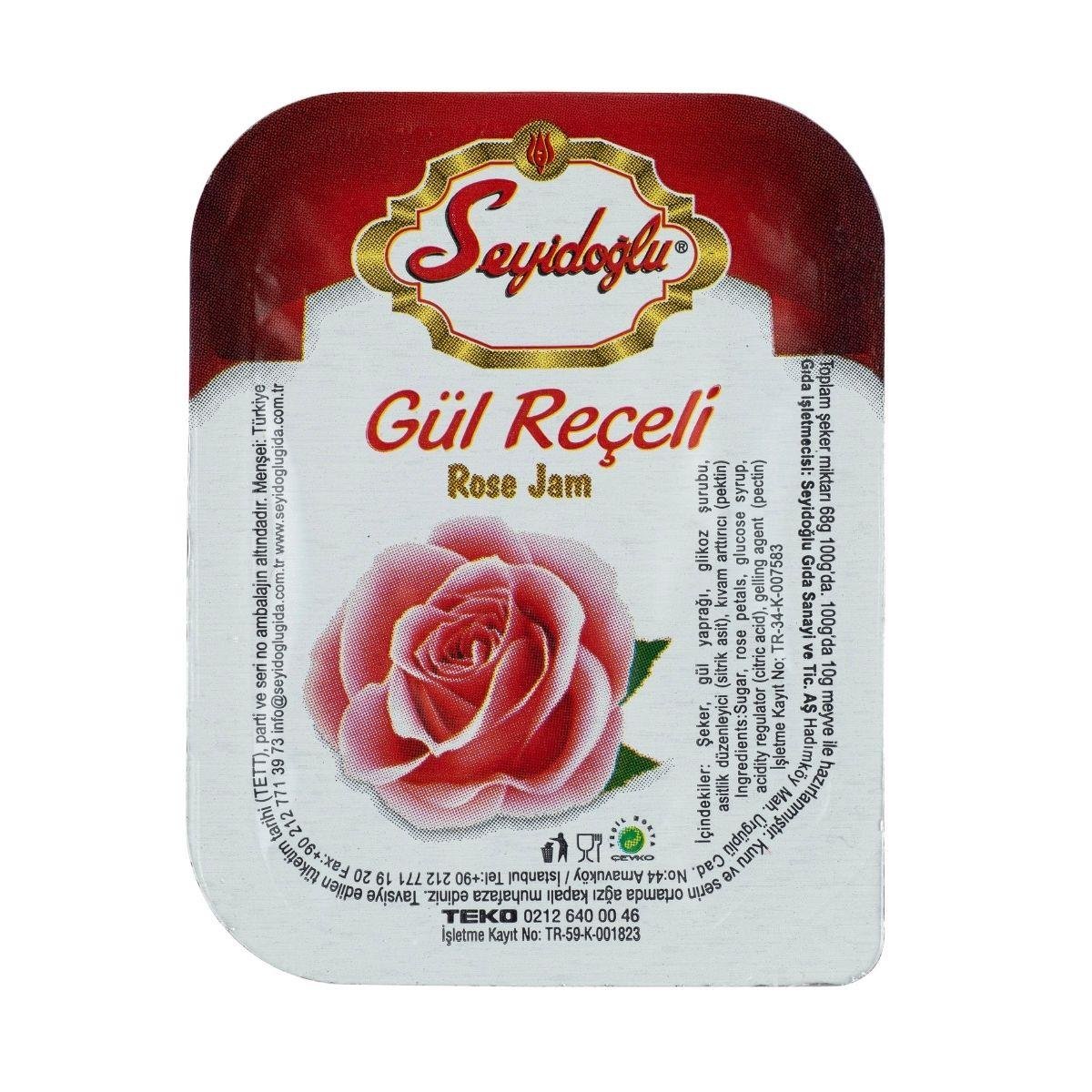 Seyidoğlu Geleneksel Gül Reçeli 15 GR*100 Adet