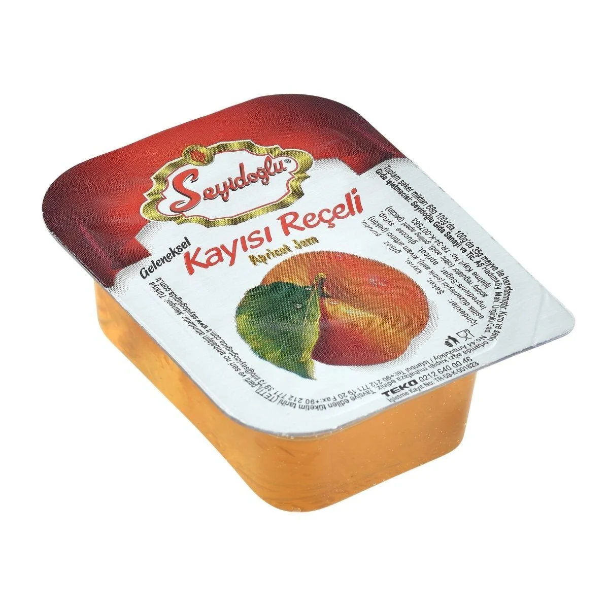 Seyidoğlu Kayısı Reçeli 15 GR*100 Adet