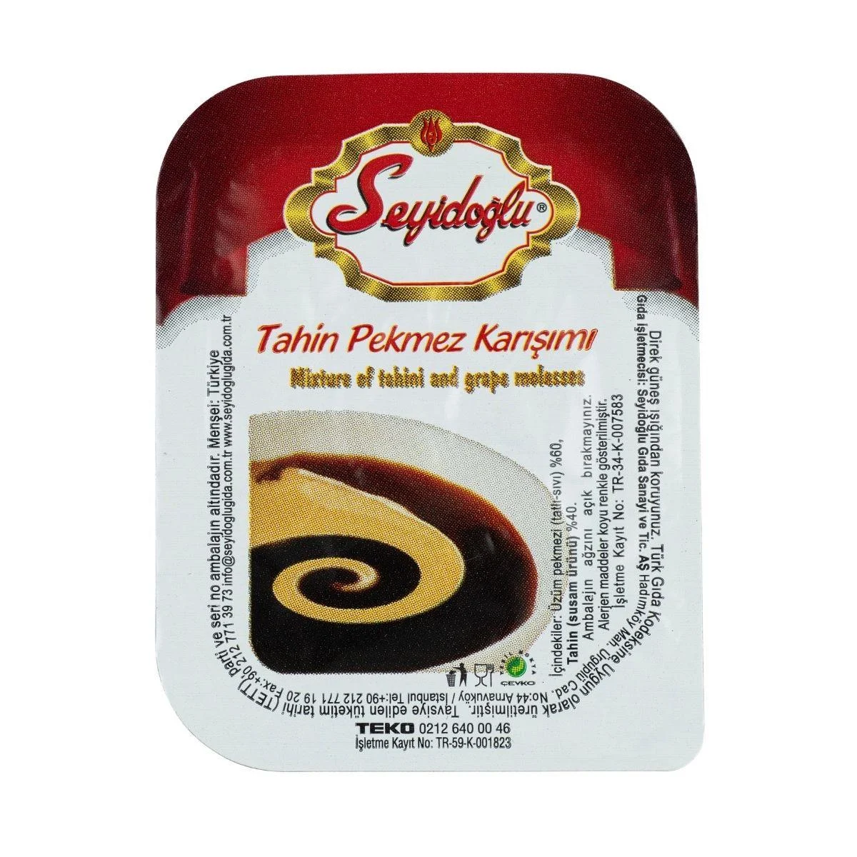 Seyidoğlu Tahin Pekmez Karışım 15 GR*100 Adet