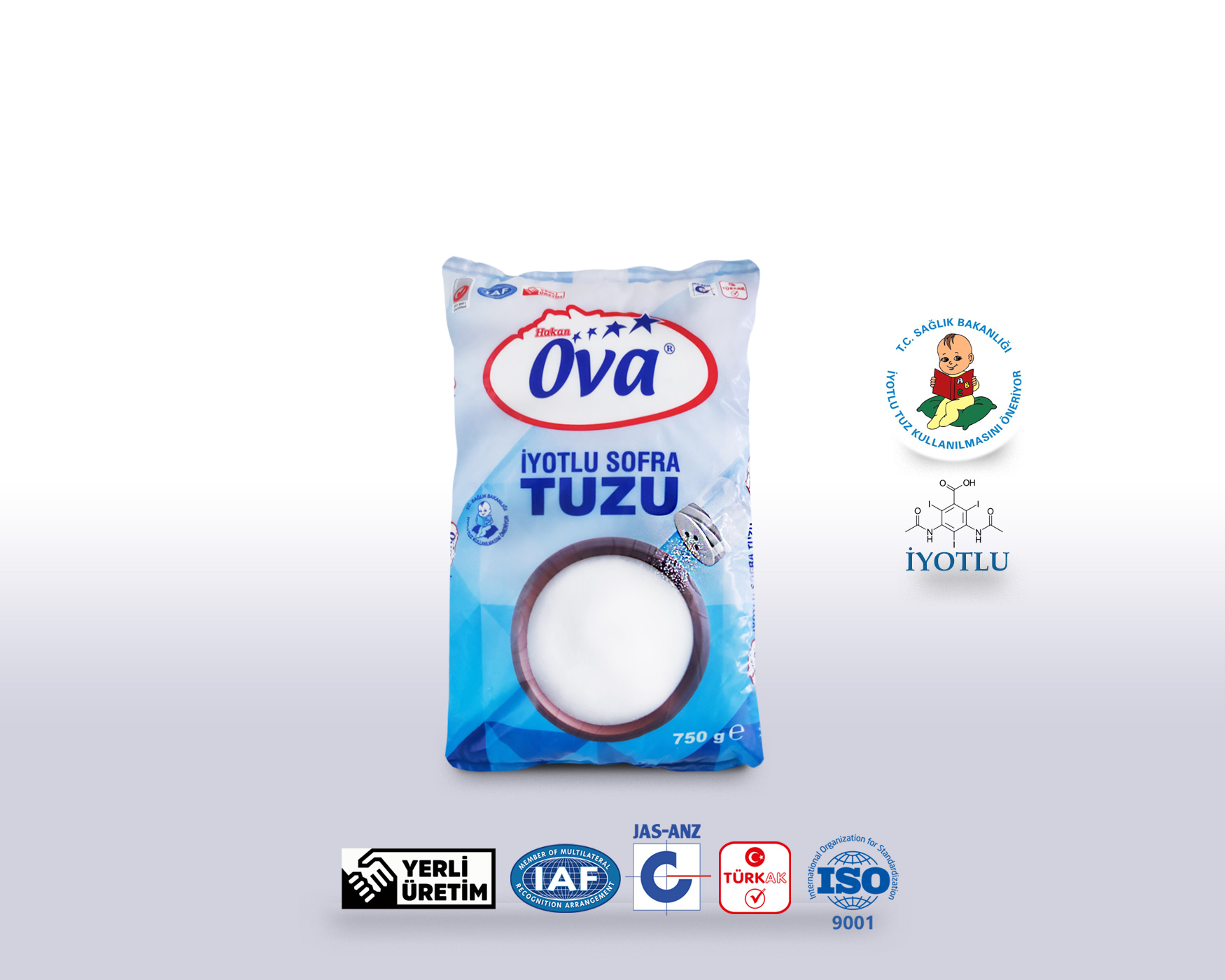 Ova Tuz 750 Gr*30 Adet
