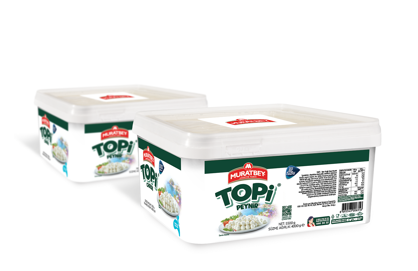 Muratbey Topik Peynir 4 Kg