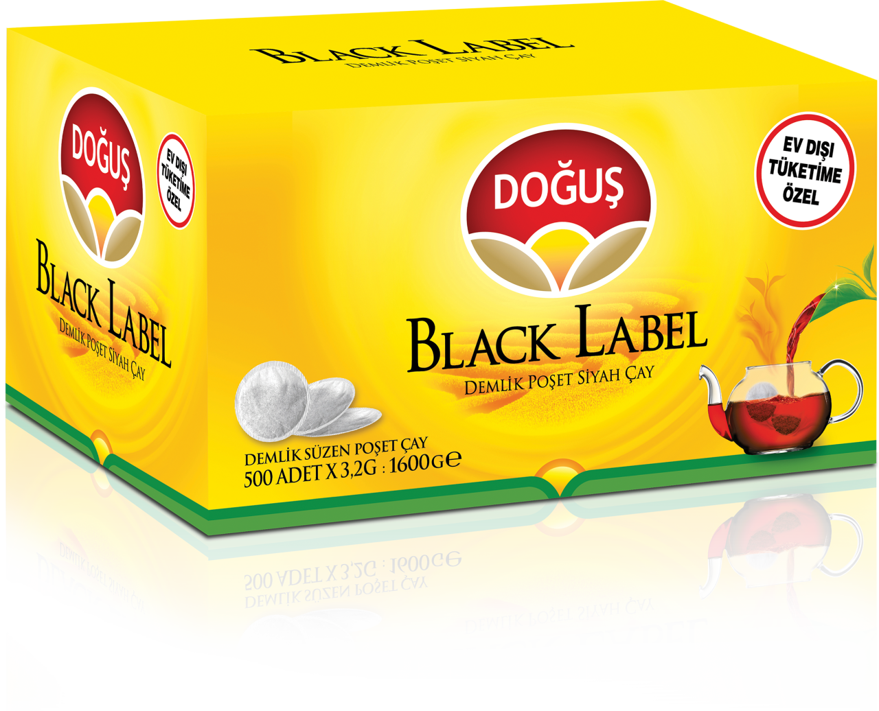 Doğuş Black Label Demlik Poşet Çay 500x3,2G