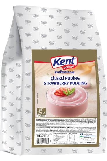 Kent Boringer Professional Çilekli Puding 3 Kg