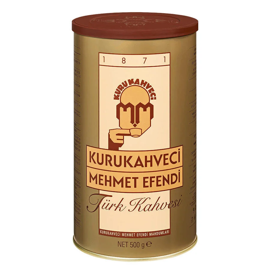 Kurukahveci Mehmet Efendi Türk Kahvesi Teneke Kutu 500 Gr*6 Adet