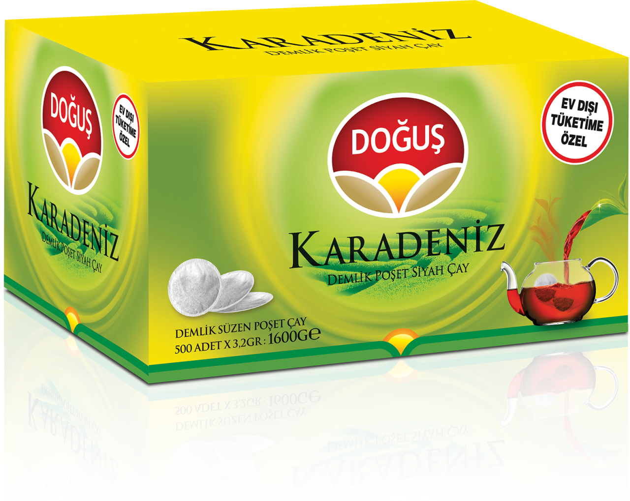 Doğuş Karadeniz Bergamot Aromalı Demlik Poşet Çay 500x3,2G