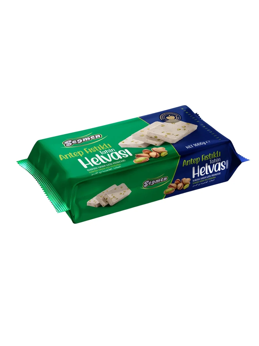 Seğmen Antep Fıstıklı Tahin Helvası 1000 Gr*12 Adet